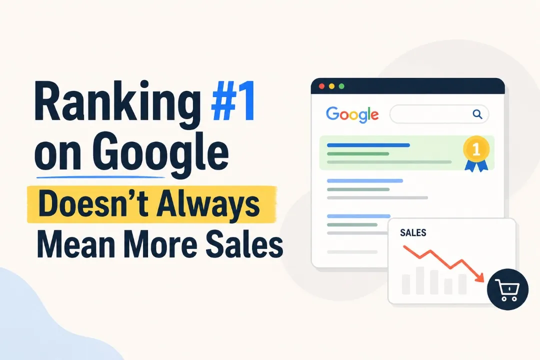 Why Google's #1 Rank Doesn't Always Mean Sales