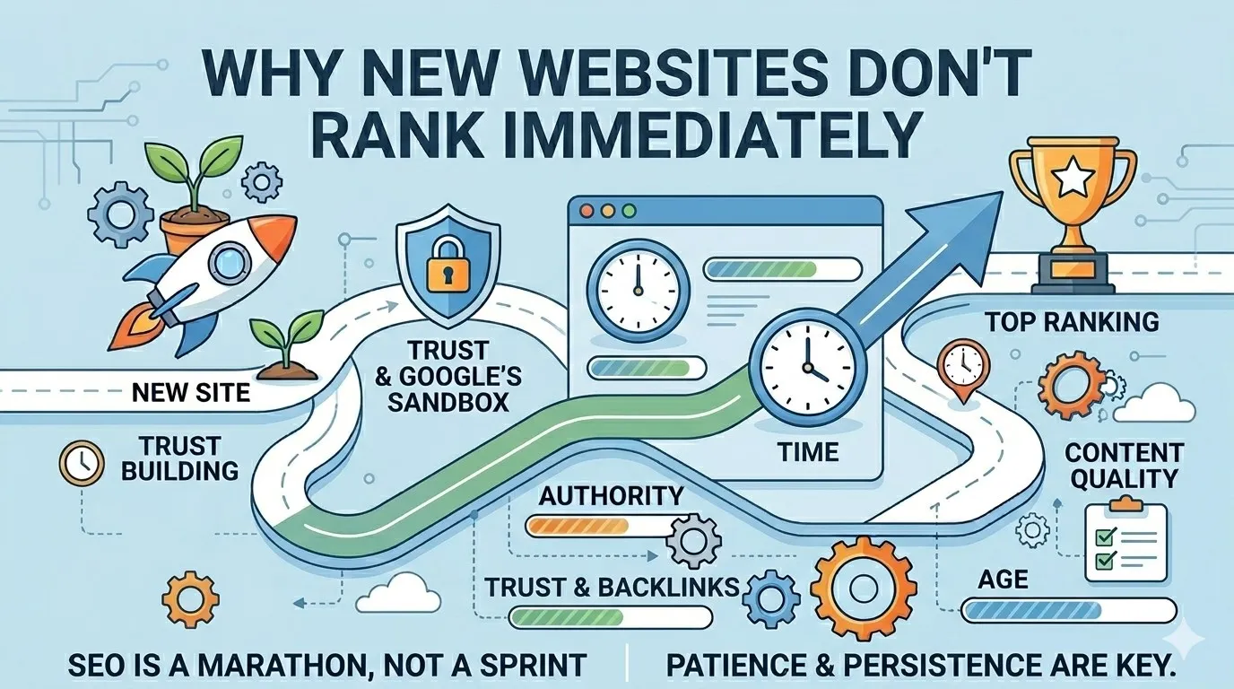 Why New Websites Don't Rank on Google Immediately  