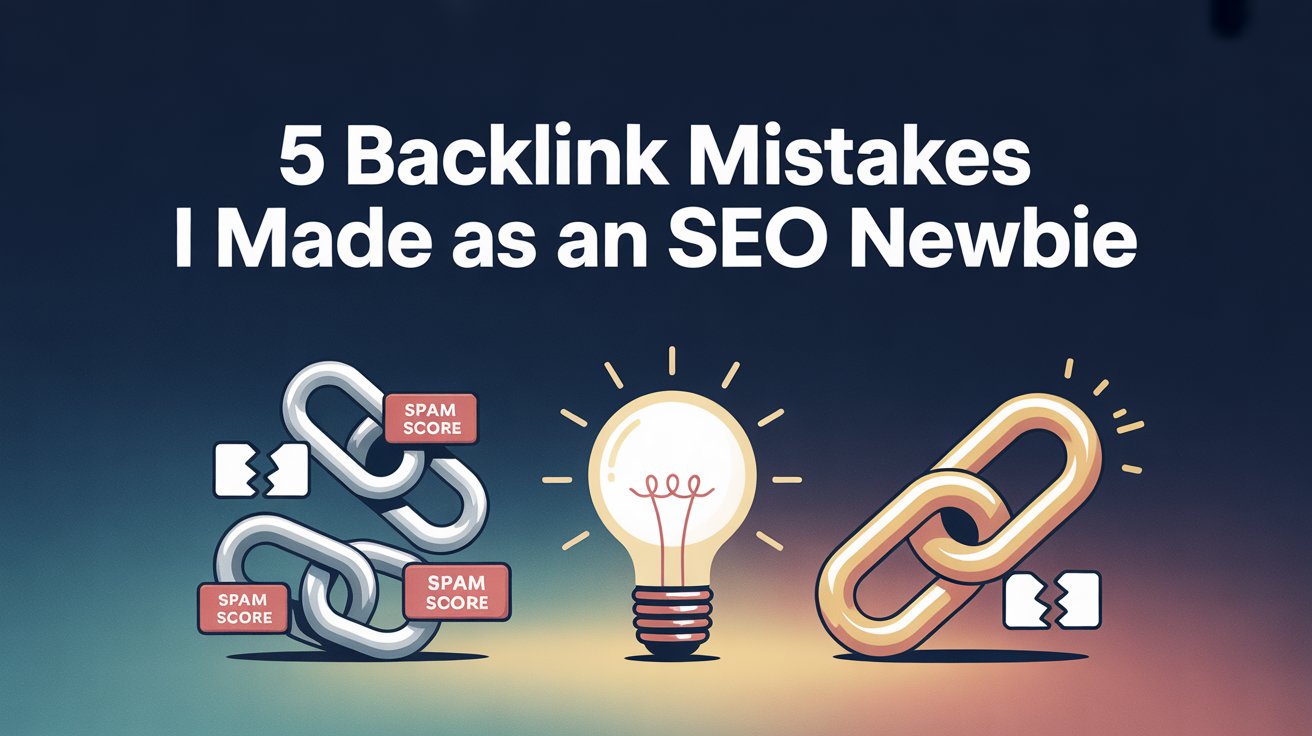 5 Backlink Mistakes I Made as an SEO Newbie 
