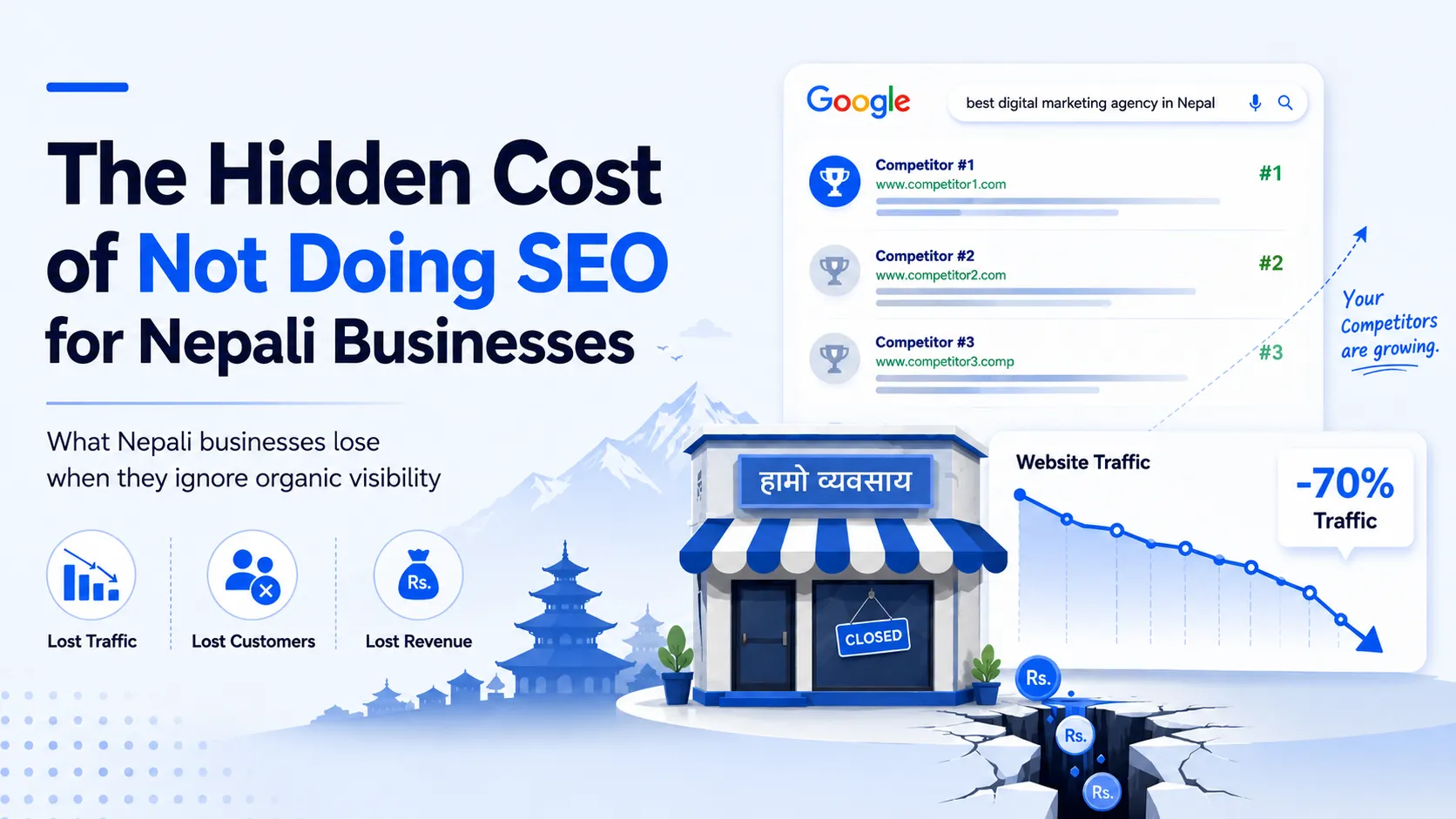Hidden Cost of Not Doing SEO for Nepali Businesses 